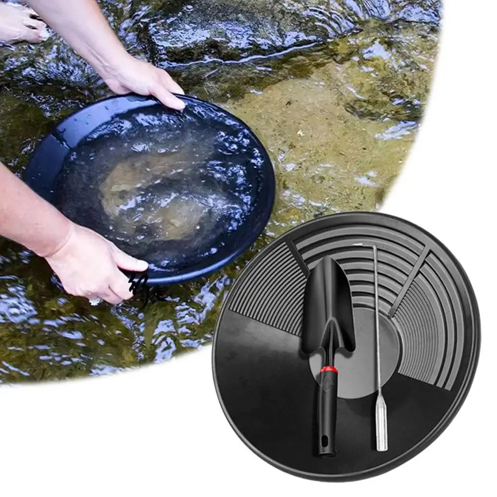 Thickened Plastic Gold Pan Basin Outdoor Mining Prospecting