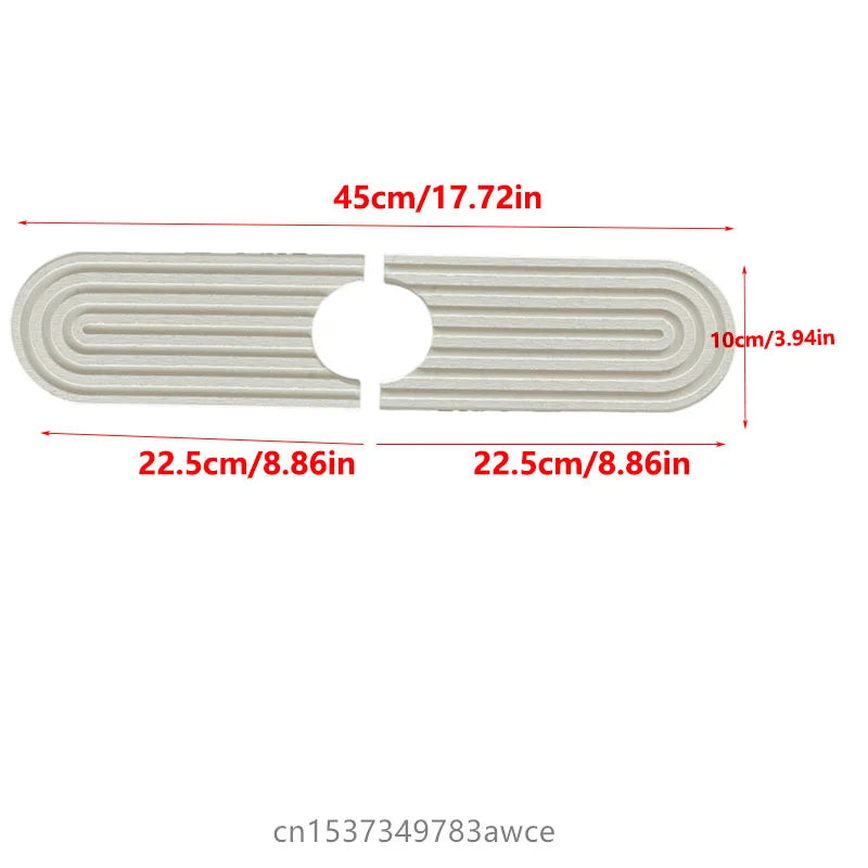 Faucet Mats Sink Water Absorbent Stone Sink Tray