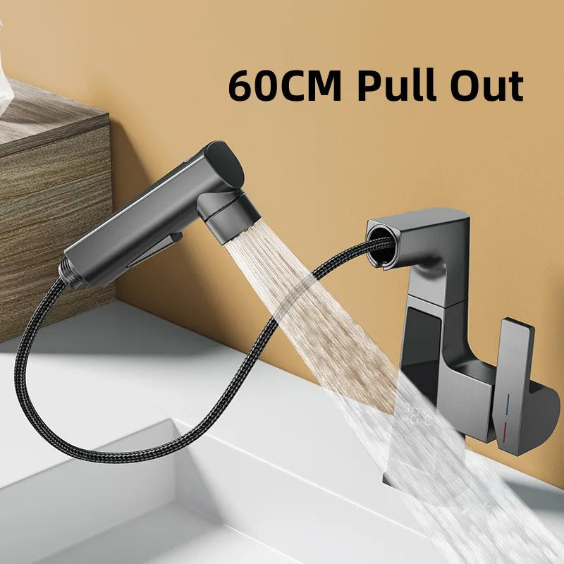 Led Bathroom Faucet Intelligent Temperature Sensor Digital
