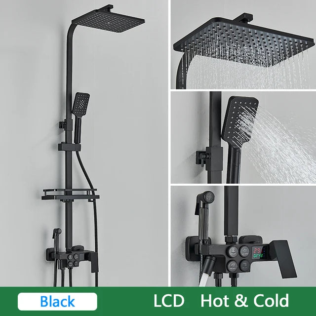 Cold Digital Bathroom Shower Quality Brass Bathroom Faucet