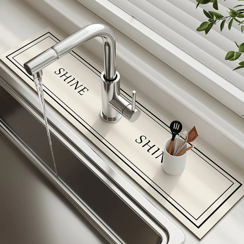 Classic Diotomite Sink Faucet Table Mat Toilet Drain