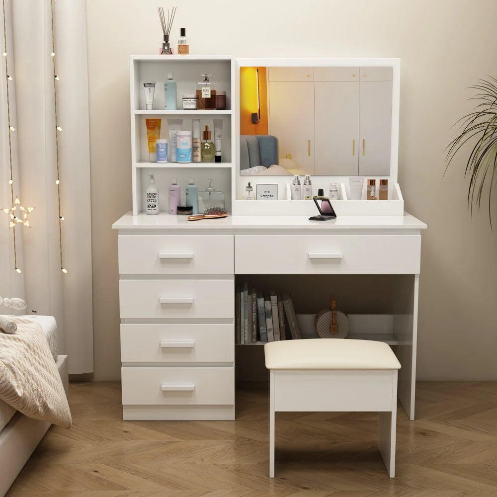 Luxury Design Stylish Makeup Dresser Antique Bedroom Dressing