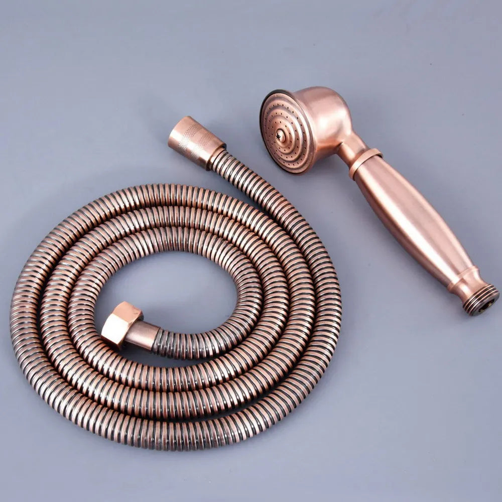 Red Copper Antique Telephone Hand Held Shower Head