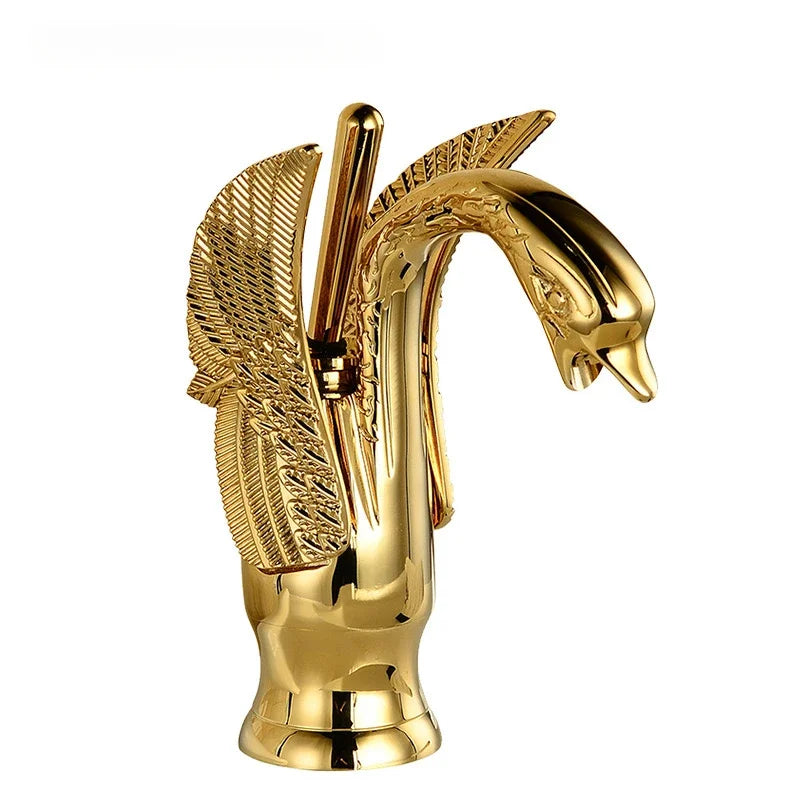 Golden Swan Bathroom Basin Faucet Deck Installation Mixer