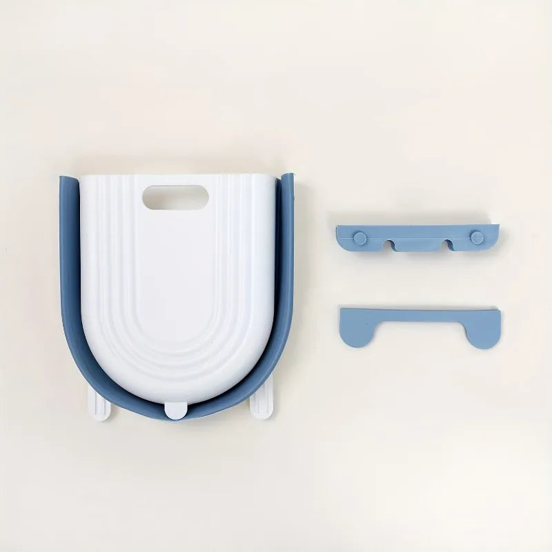 S/L Folding Hanging Trash Can Bathroom Cabinet Wall
