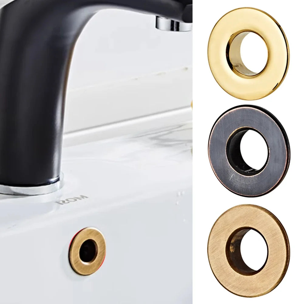 Overflow Cover Black Silver Gold Vintage Bronze Brass
