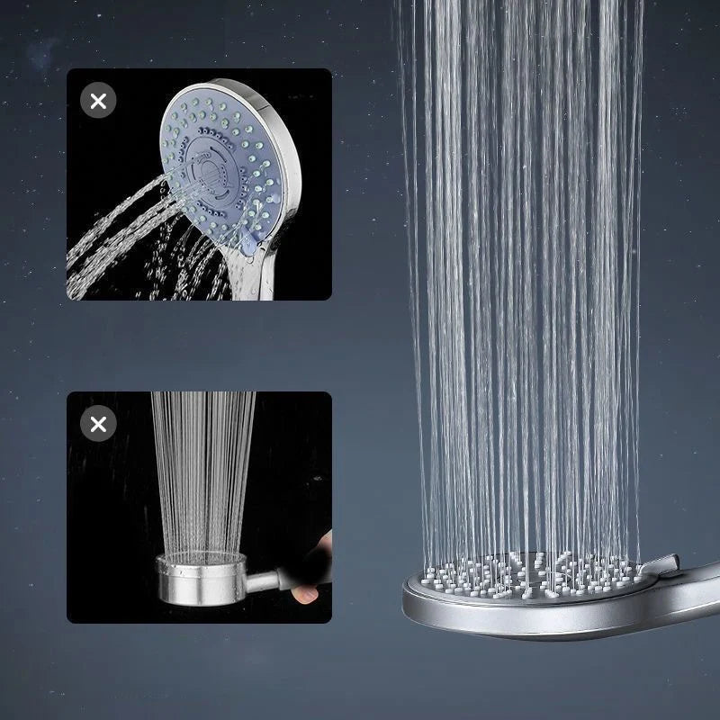 Pressurized 5-Speed Large Panel Powerful Water Shower Head