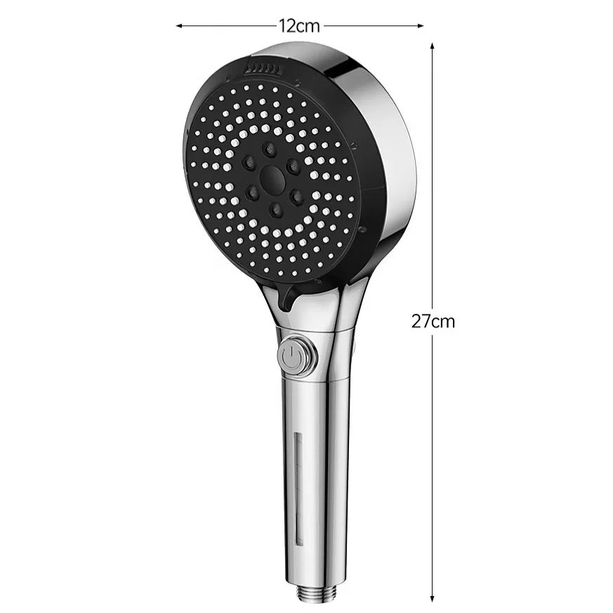 Modes Booster Shower Head Adjustable Filter Dechlorination