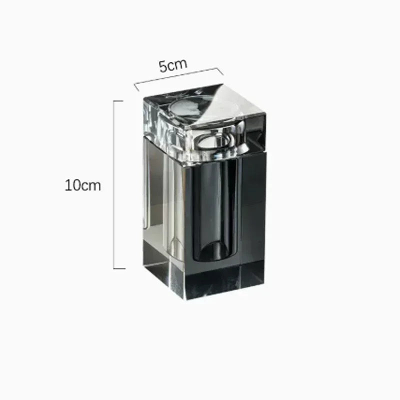 Light Luxury Crystal Glass Bathroom High End Shampoo