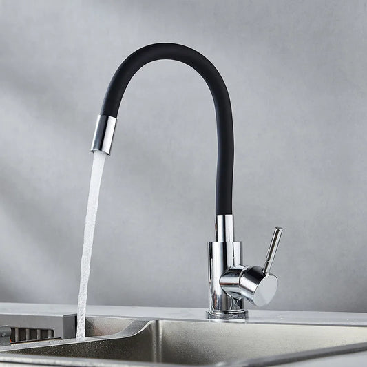Rotatable Universal Bending Sink Cold Dual-Use Faucet 304
