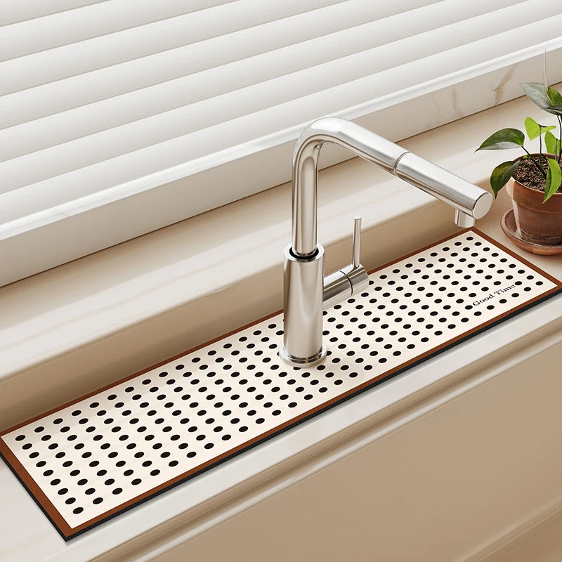 Classic Diotomite Sink Faucet Table Mat Toilet Drain