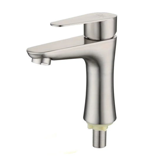 Bathroom Basin Faucet Stainless Steel Cold Water Tap