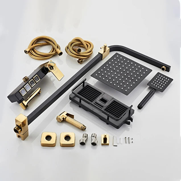 Chrome Digital Bathroom Shower System 10 Inch Stainless