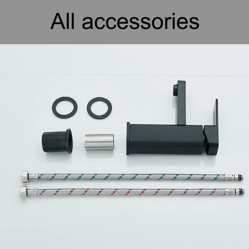 Black Bathroom Sink Faucet Basin Mixer Faucets Cold