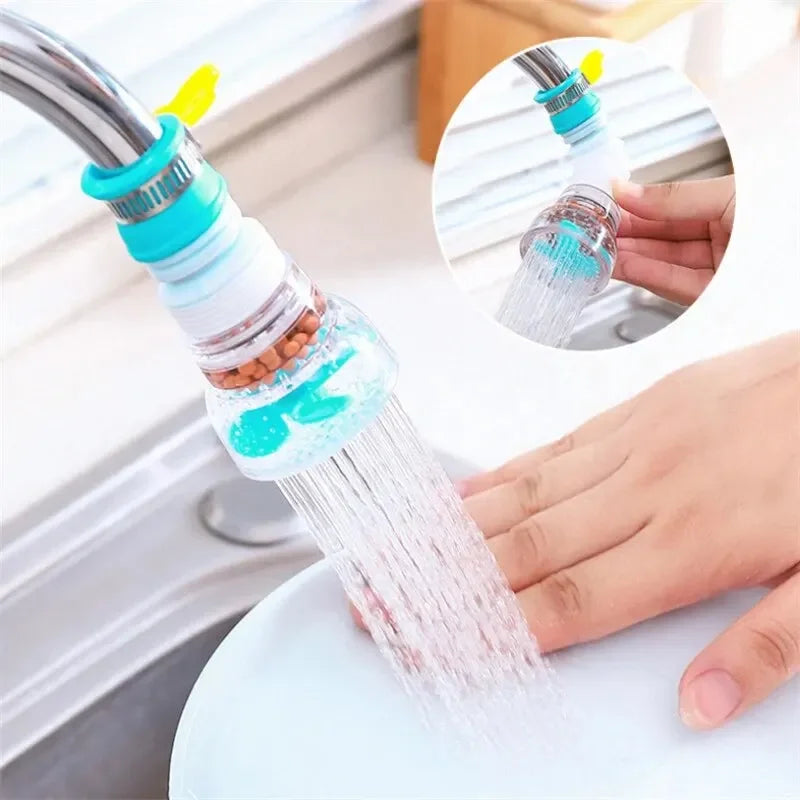 Anti-Splashing Faucet Can Rotate Extend Filter Universal Water