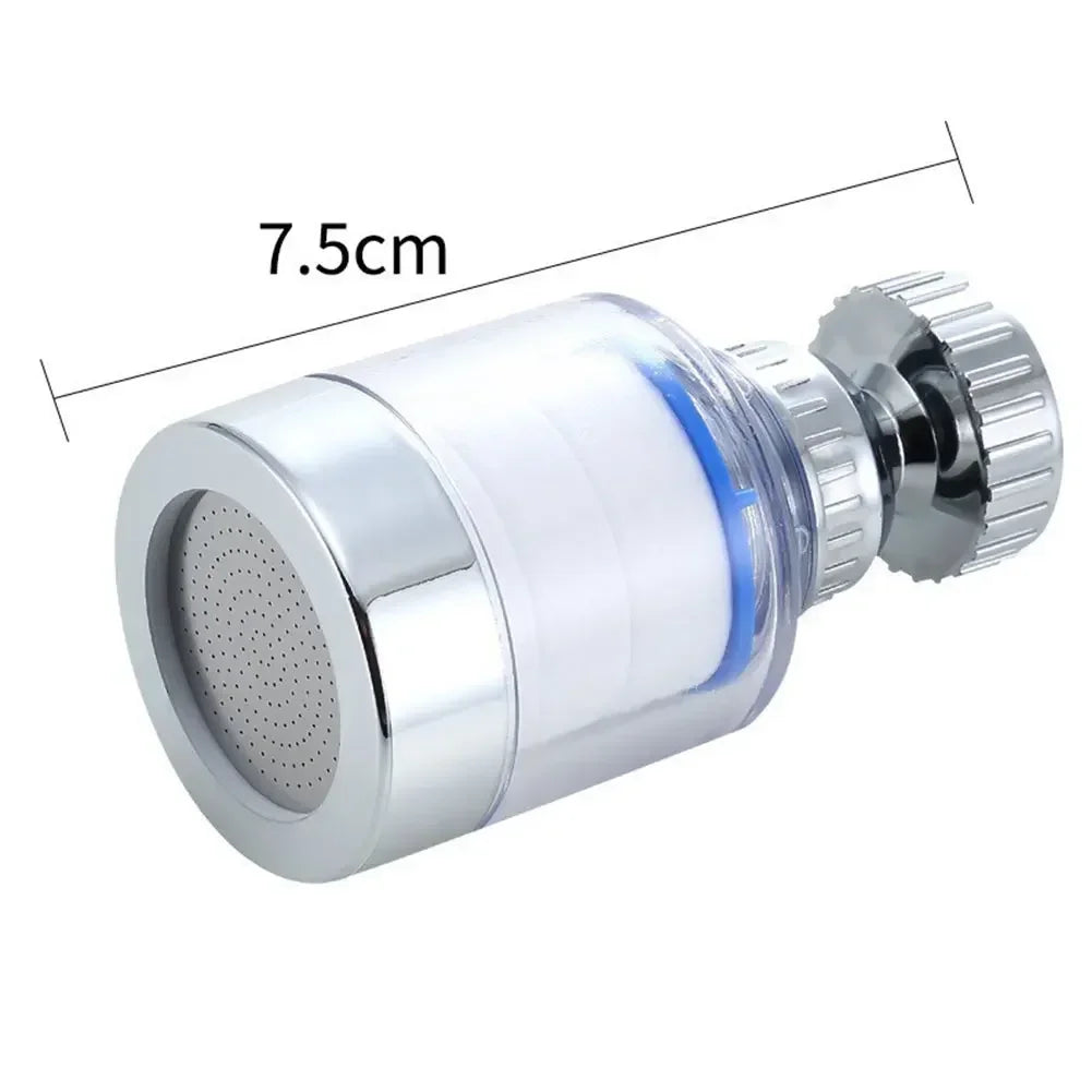 360 Degree Rotating Faucet Filters Bubbler Mount Anti-Splash
