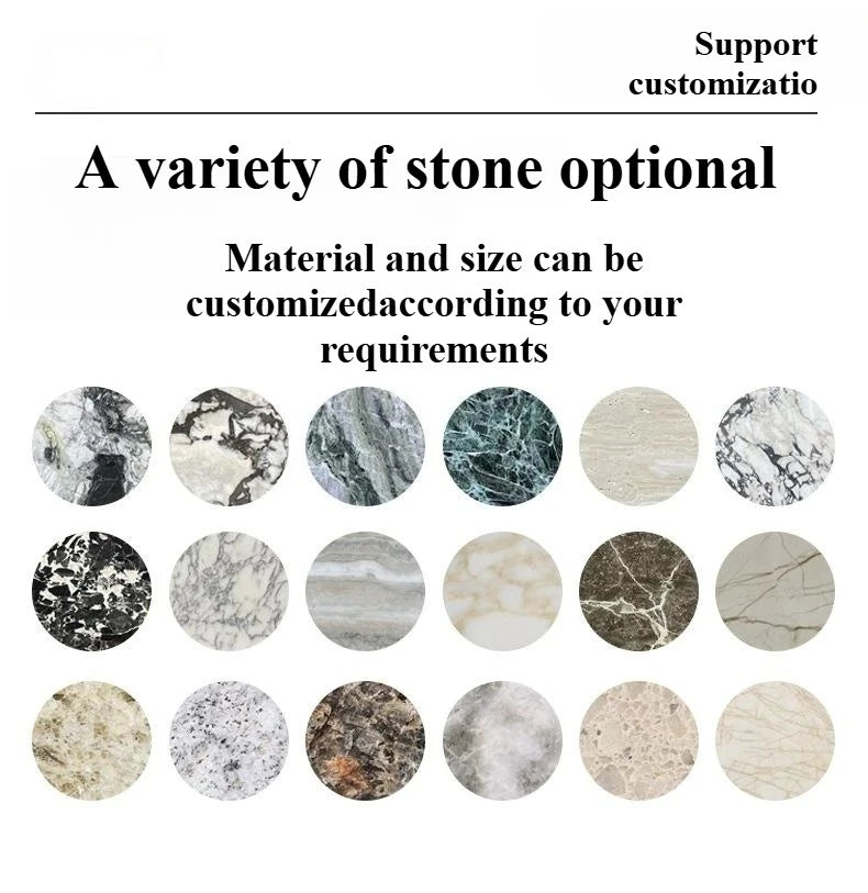 Any Size Custom Marble Seamless Stone Vanity Customizable