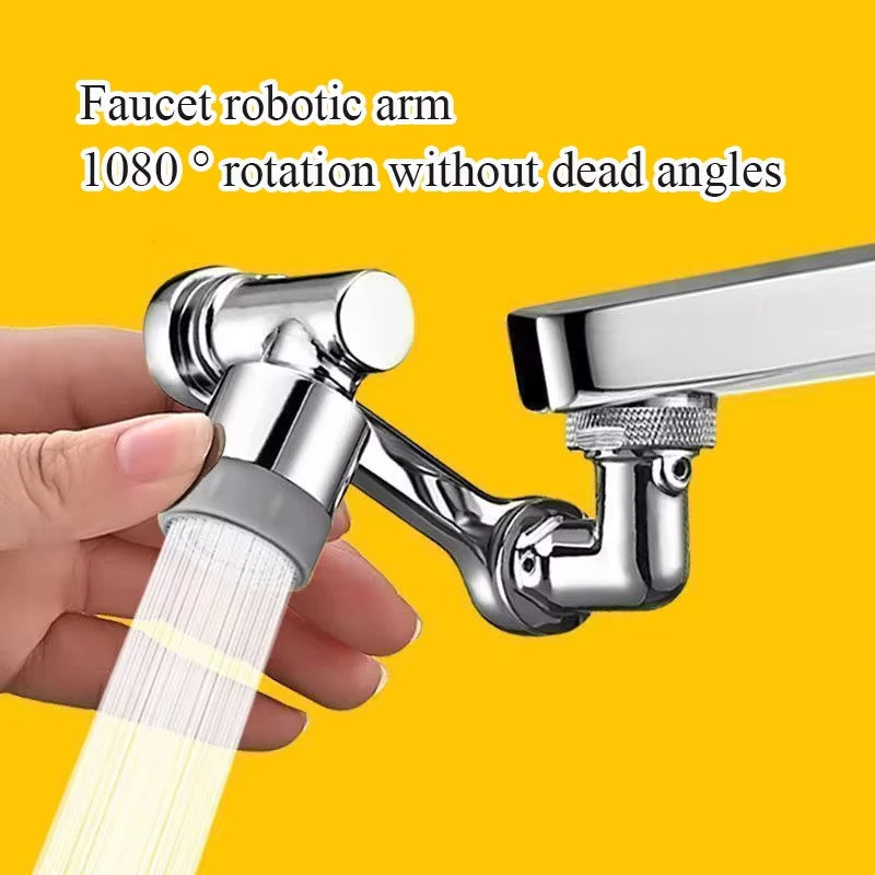Mechanical Arm Universal Faucet 1080 Degree Faucet Bathroom