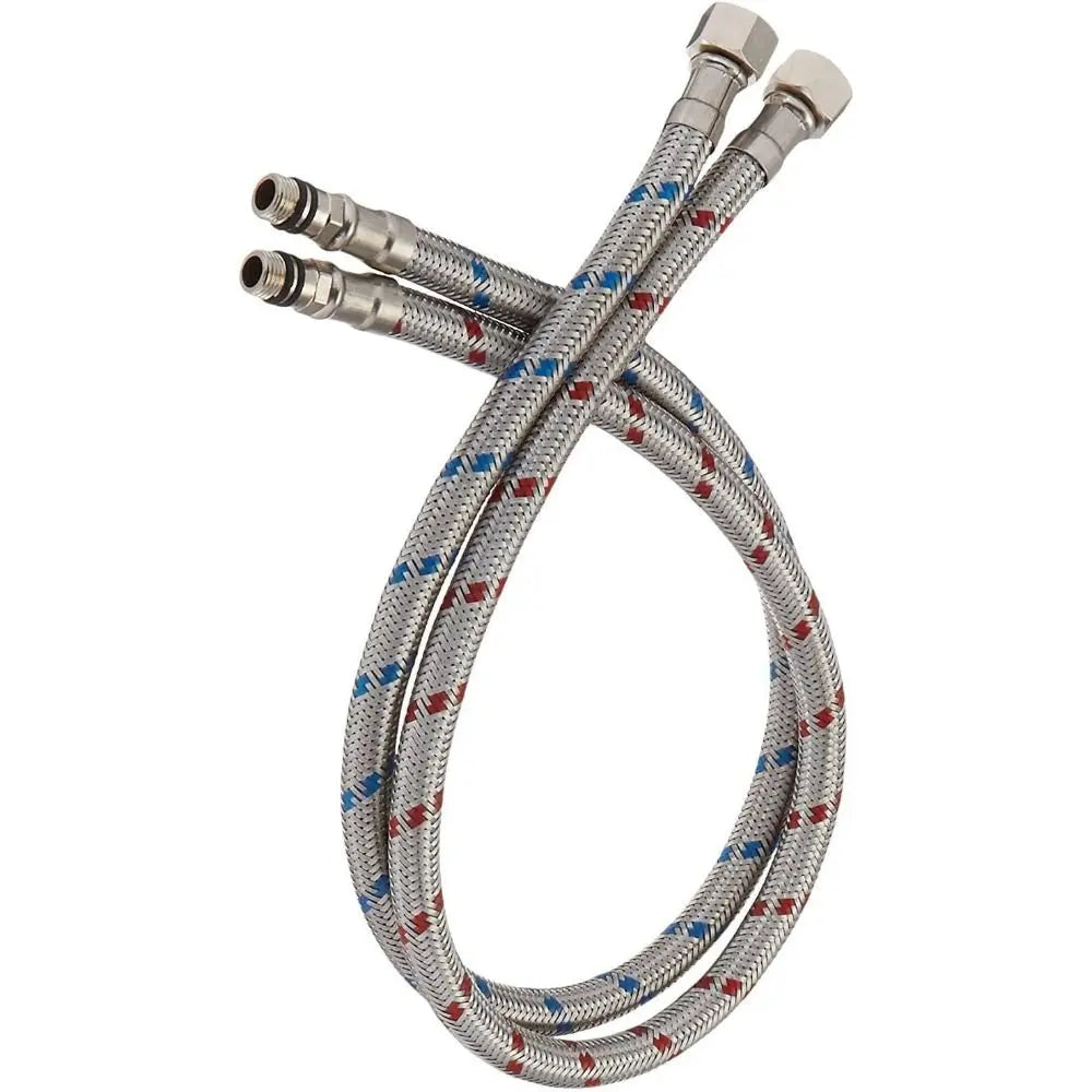 1pair Head Cold Water Inlet Pipe Stainless Steel
