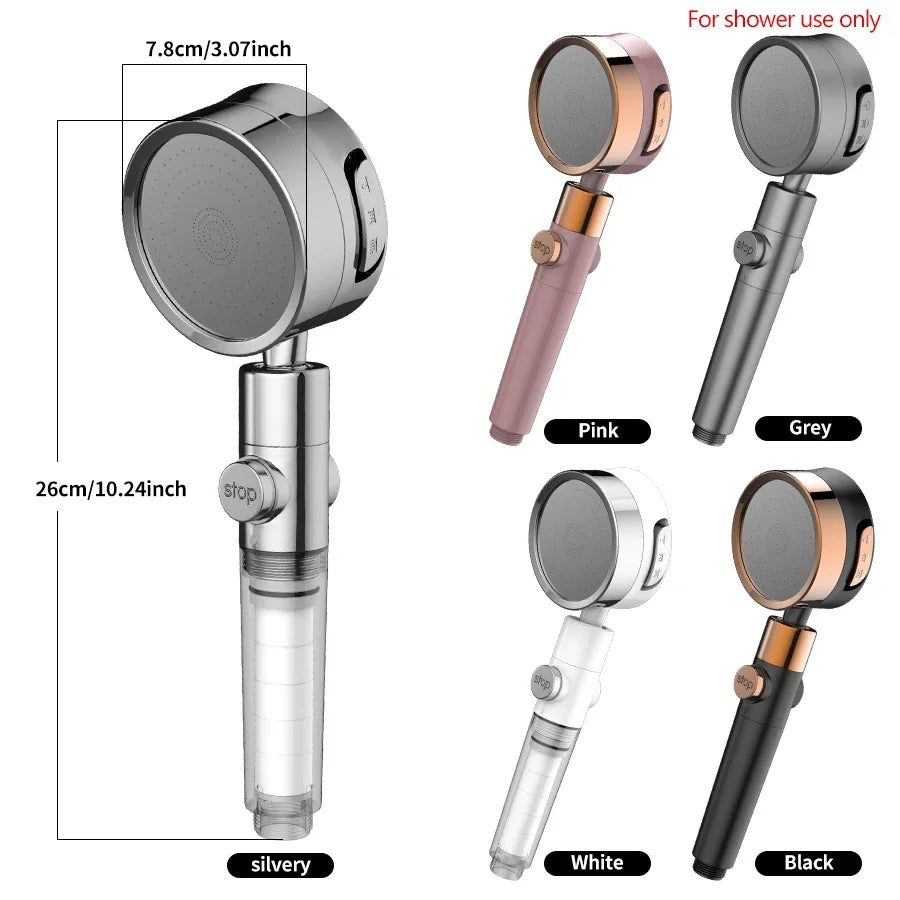 Yalandeng High-Pressure Filter Shower Head Three-Level