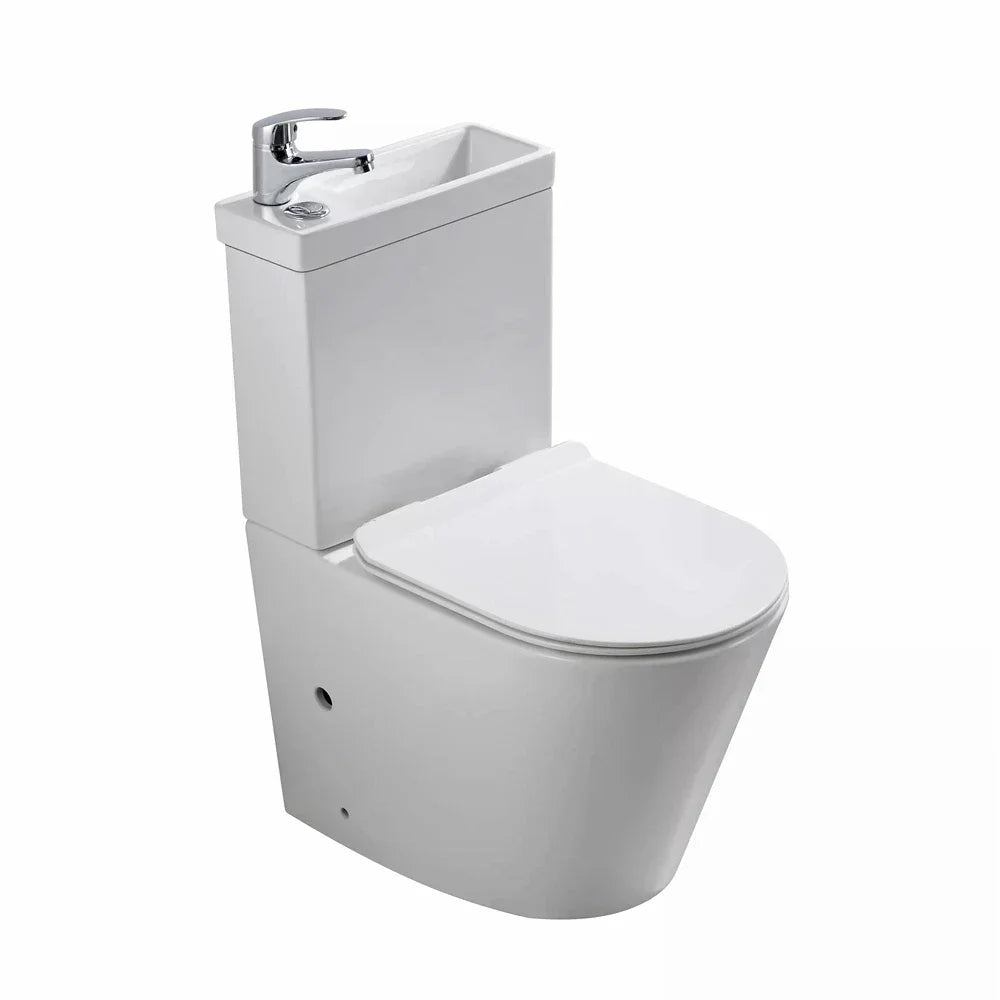 China 2in1 Sink Combined Washbasin Bathroom Toilet Space