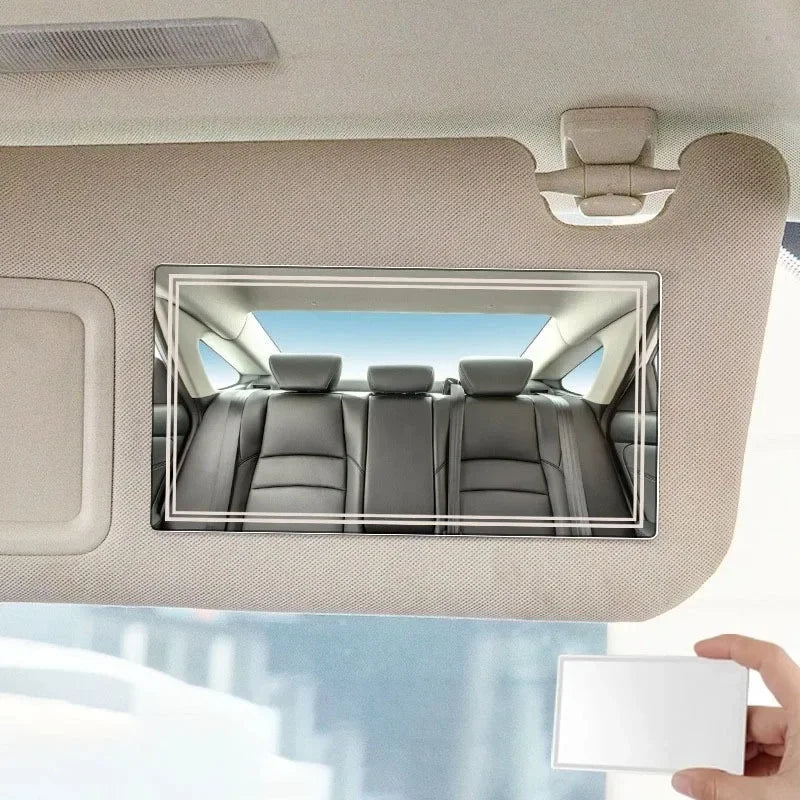 Car Sun Visor Mirror Stainless Steel Hd Car