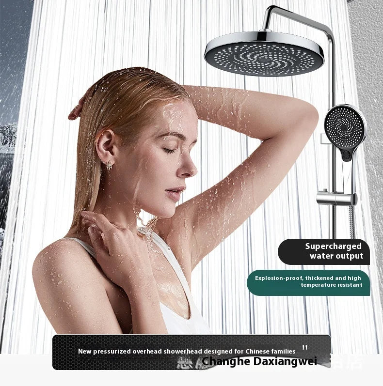 Super Pressurized Shower Top Spray Large Showerhead Bathroom