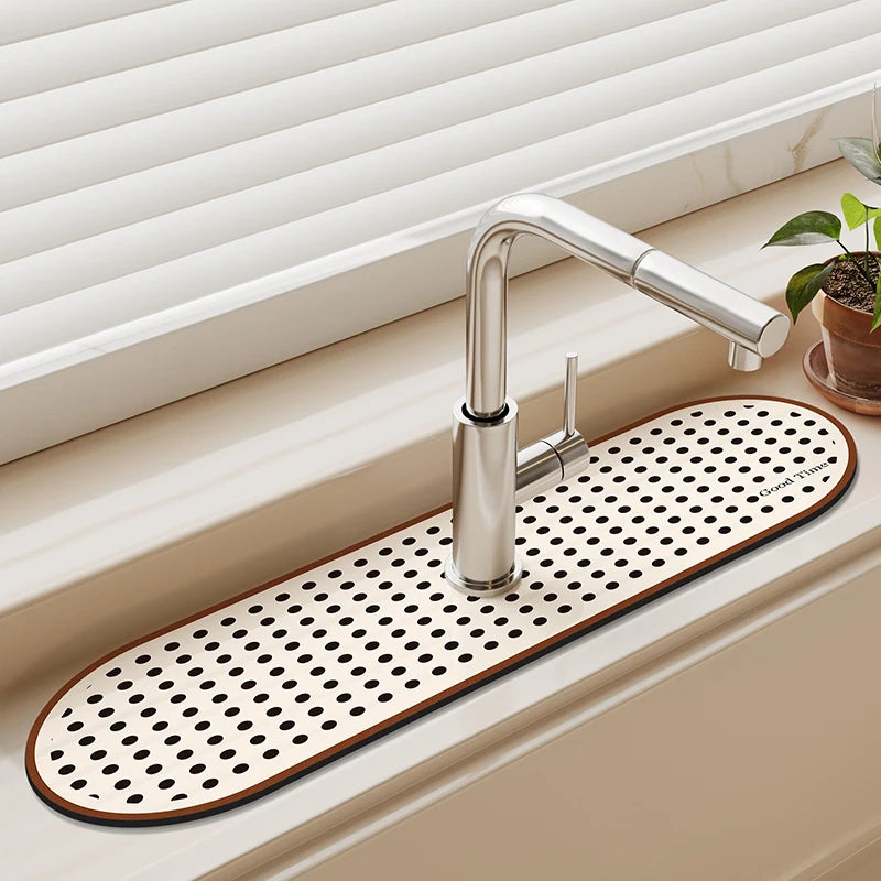 Classic Diotomite Sink Faucet Table Mat Toilet Drain