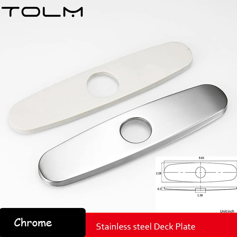 Tolm Brushed Nickel Modern Polished Chrome Brass Sink