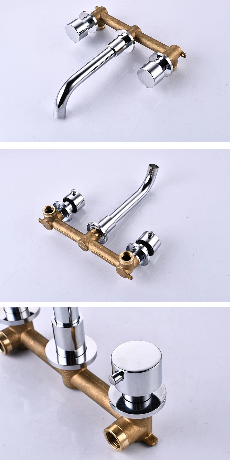 Bakala Brass Matte Black Bathroom Sink Faucet Tap