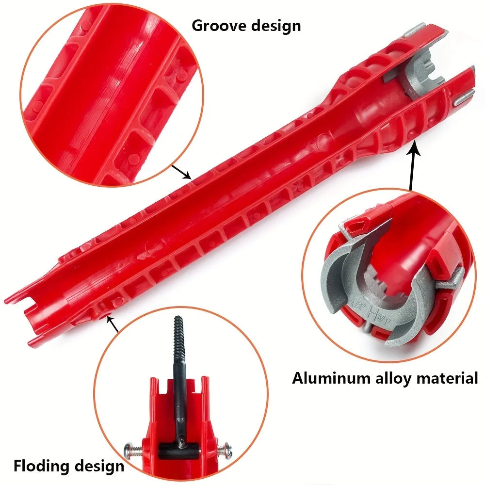 In Sink Faucet Wrench Repair Non-Slip Bathroom Faucet