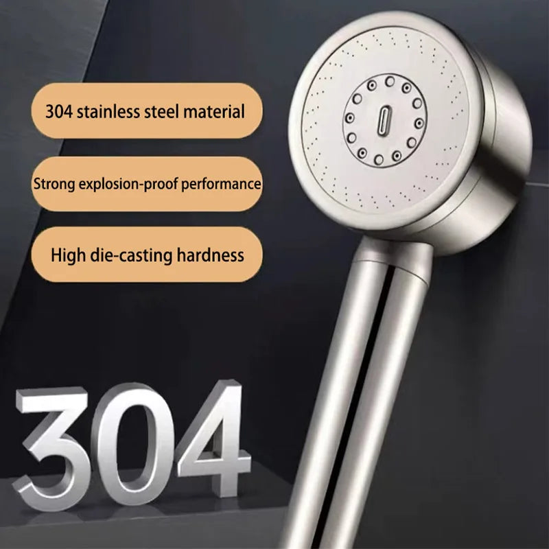 304 Stainless Steel Filter Pressure-Boosting Adjustable Handheld