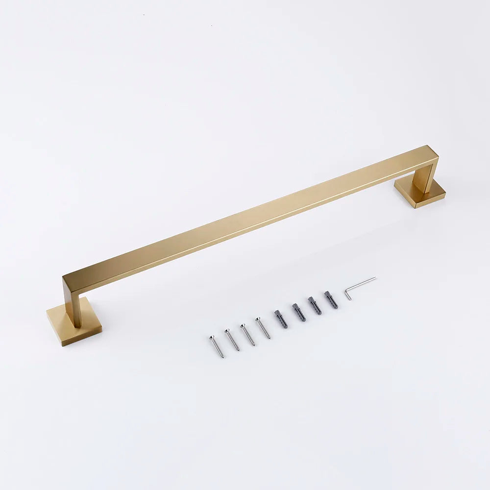 Matte Gold Towel Rack 304 Stainless Steel Towel