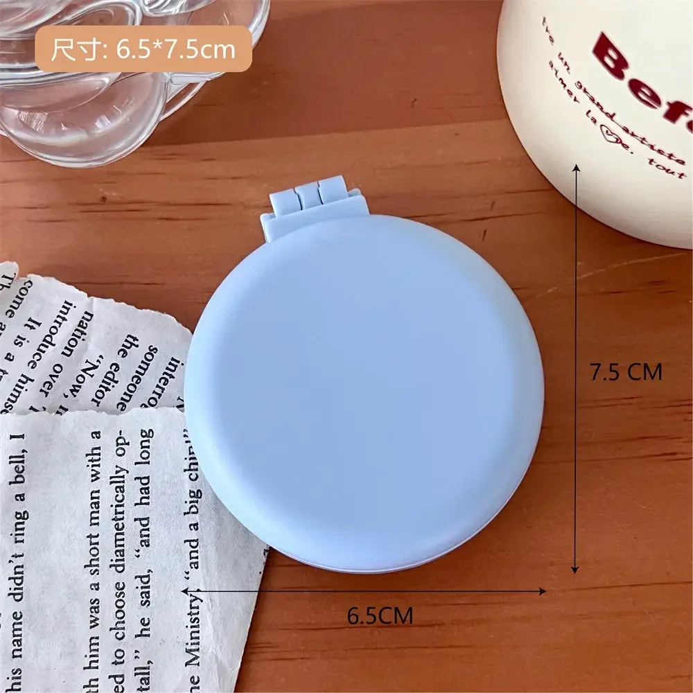 Cute Cartoon Foldable Comb Makeup Mirror Air Cushion