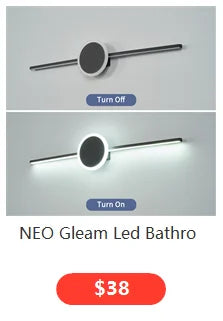 Neo Gleam Led Bathroom Mirrior Light Modern Wall