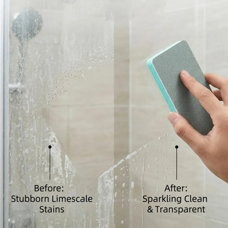 Glass Scale Magic Scrubber Cleaning Brush Bathroom Mirror