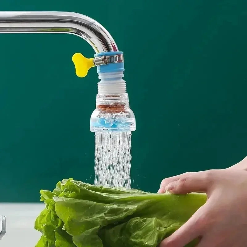 Anti-Splashing Faucet Can Rotate Extend Filter Universal Water