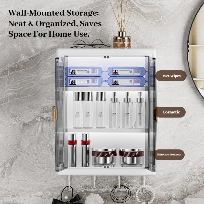 Aesthetic Wall Wine Bathroom Cabinet Perfume Small Modern