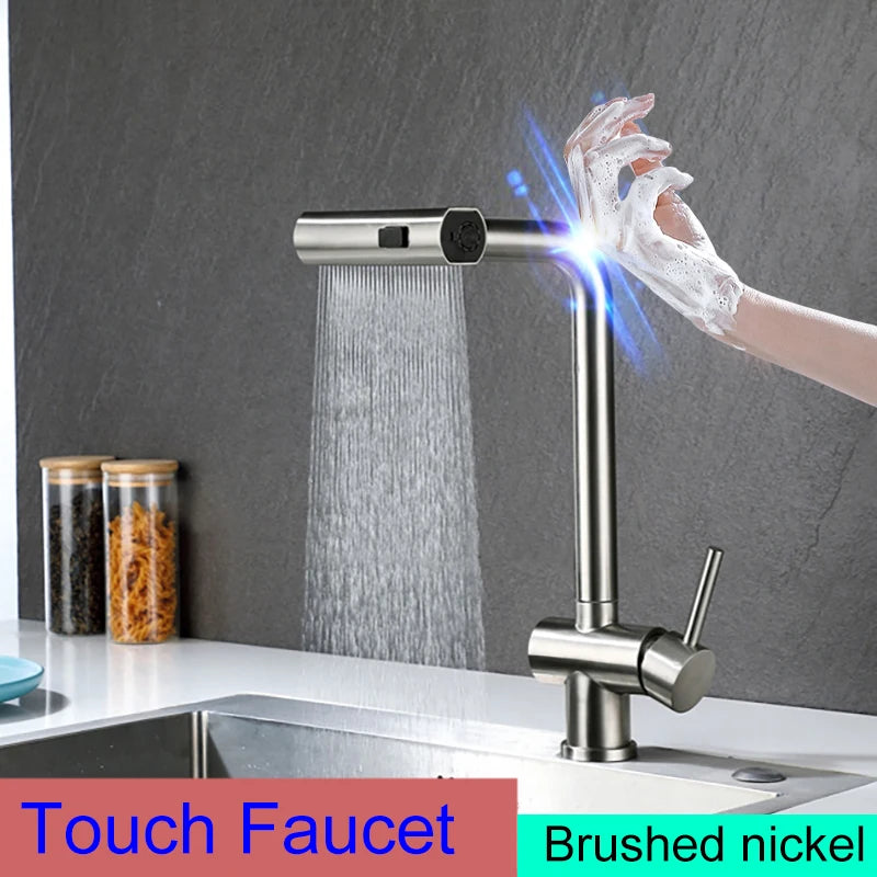 Fly Rain Touch Faucets 304 Stainless Steel Cold