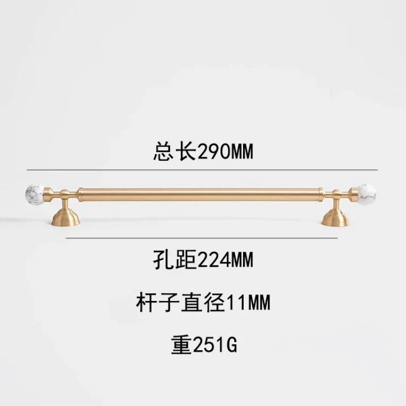 High End French Cabinet Handle Light Luxury Bathroom