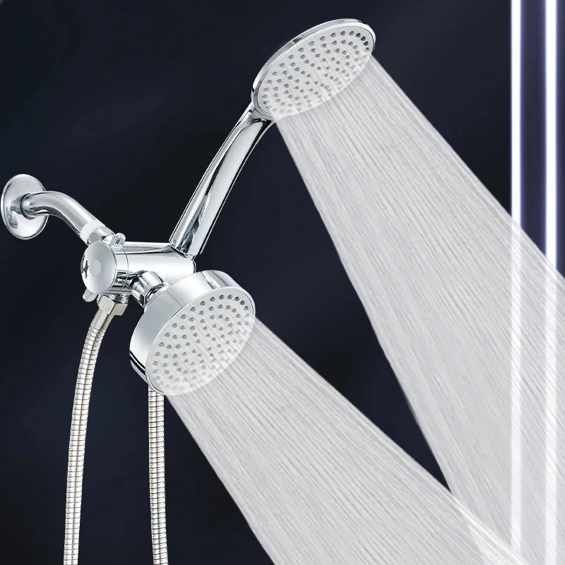 In1 Handheld Shower Bracket Three-Way Water Distributor &