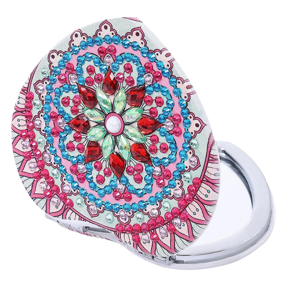 Diy Diamond Art Mosaic Makeup Mirror Cross Stitch