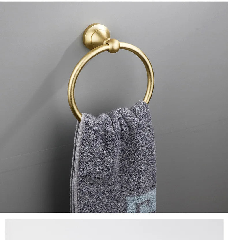 Mosa Gold Stainless Steel Bathroom Hardware Towel Bar