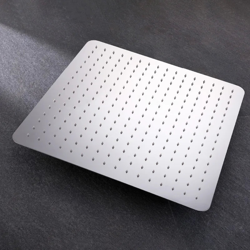 20 Inch 50x50cm Square Stainless Steel Rain Shower