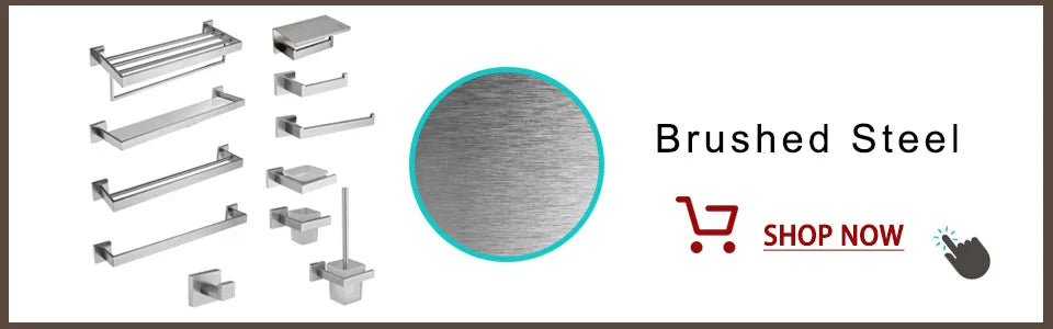 Stainless Steel Bathroom Hardware Mirror Chrome Polished Towel