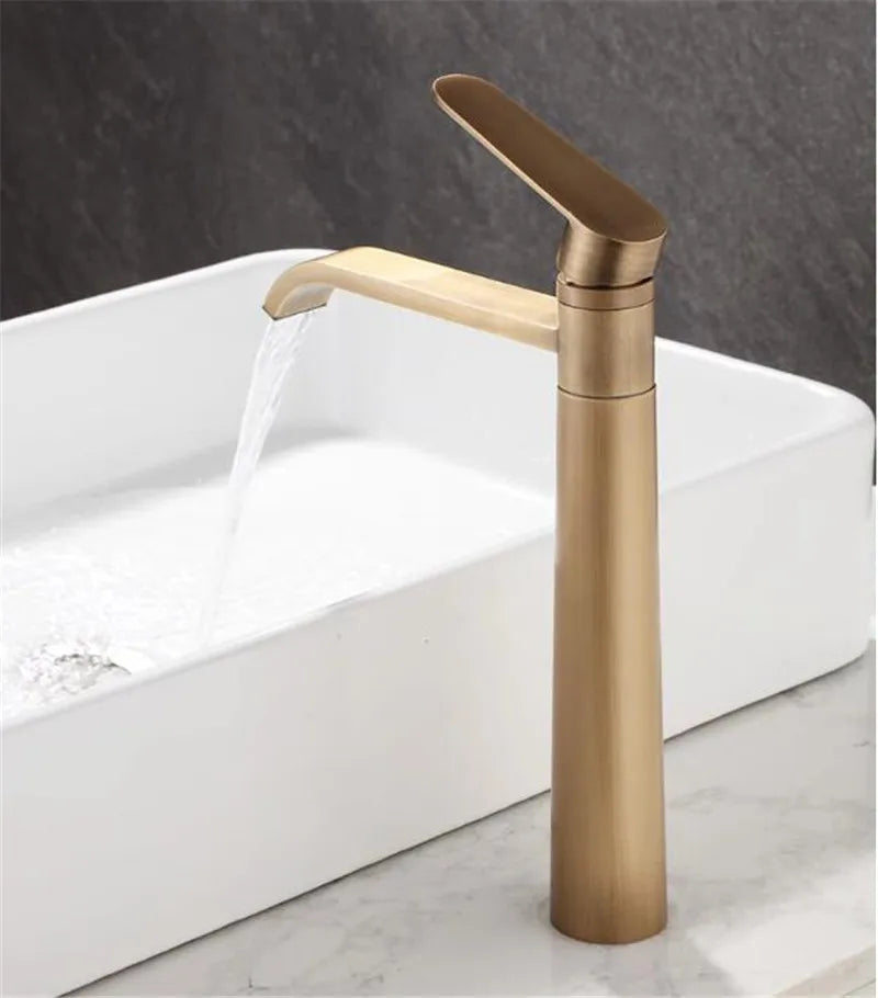 Basin Faucets Antique Bronze Bathroom Faucet & Cold