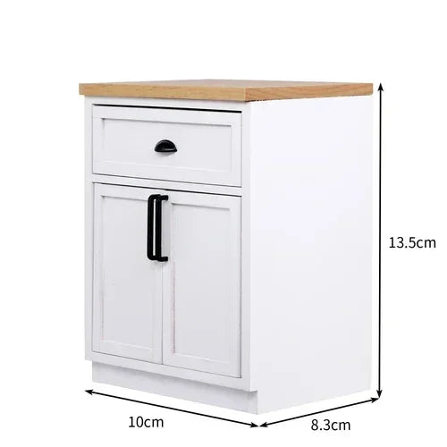 1/6 Dollhouse Miniature Furniture Wooden Shelf Cabinet Sink