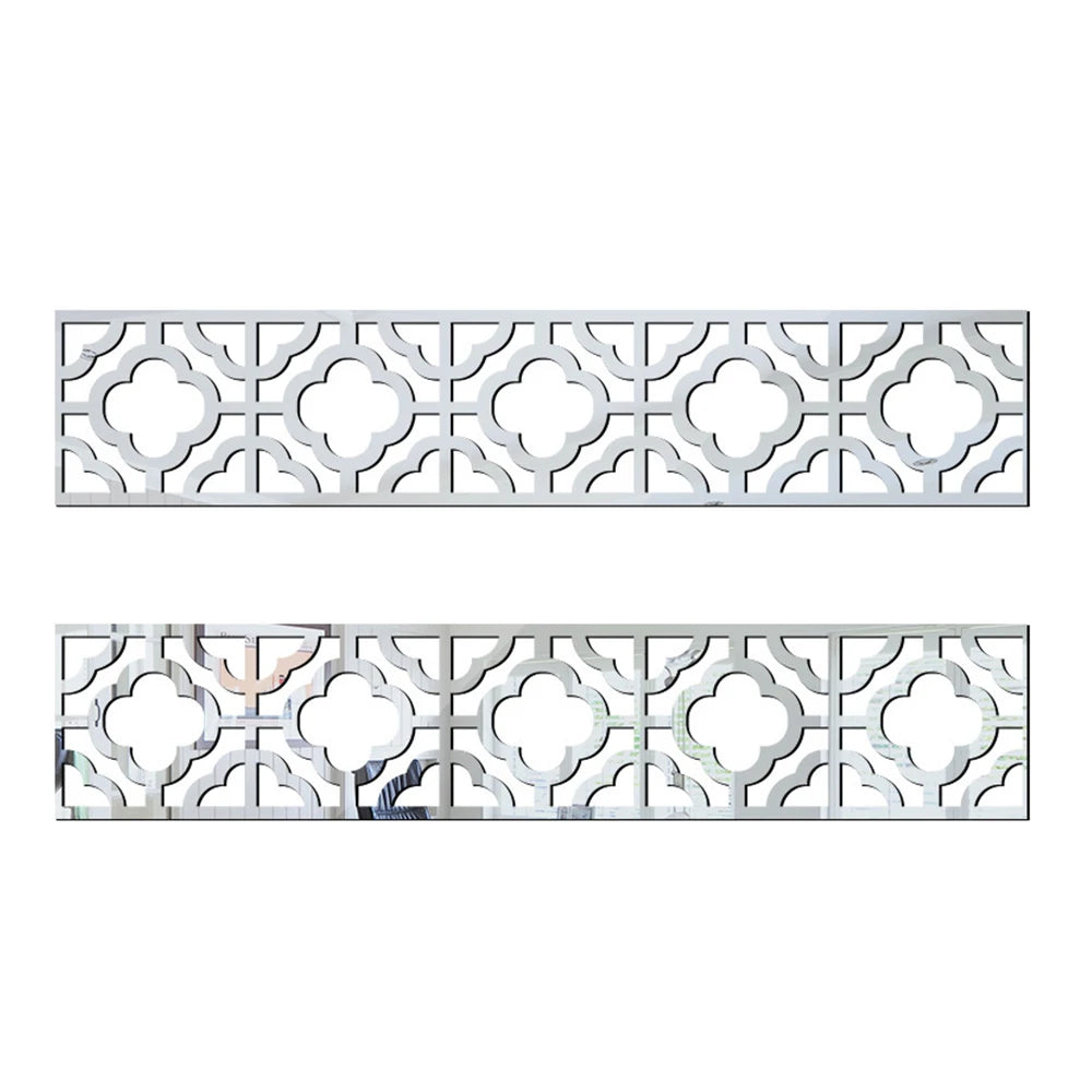 5/10cm Acrylic Wall Mirror Sticker Adhesive Living Room