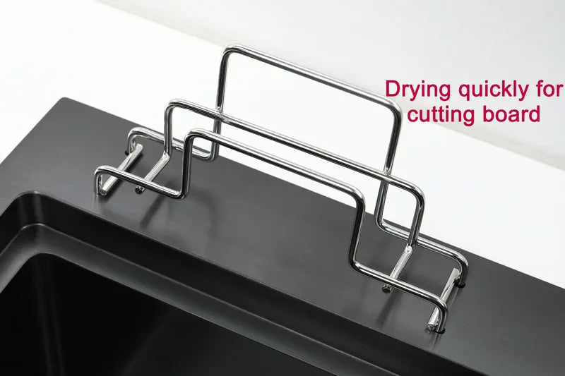 High Low Sink Water-Saving Design Matte Black Knife