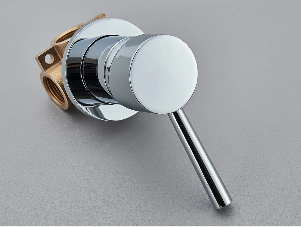 Brushed Gold Handheld Shower Bathroom Shower Faucet &